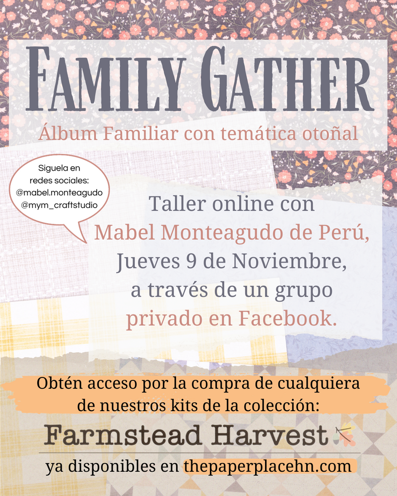 KITS PARA EL TALLER "FAMILY GATHER" - FARMSTEAD HARVEST