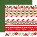 I Love Christmas: Border Strips - Papel Scrap 12x12  - Echo Park