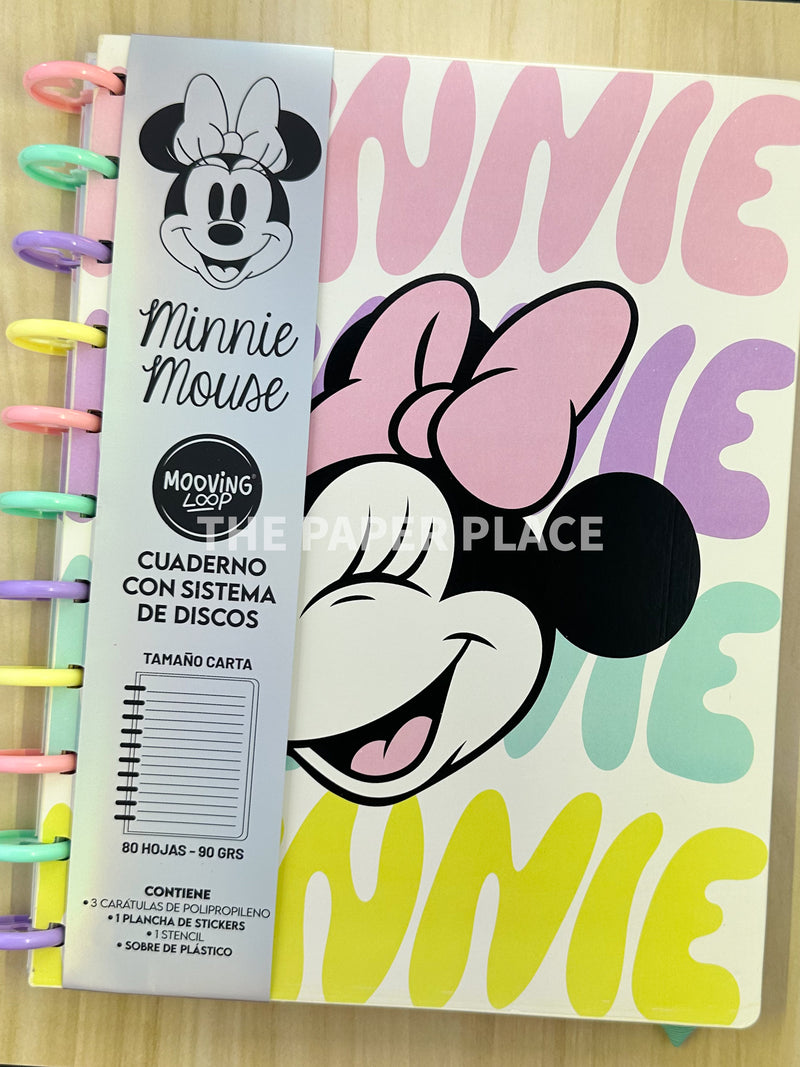 Minnie Mouse - Cuaderno Discos - Mooving