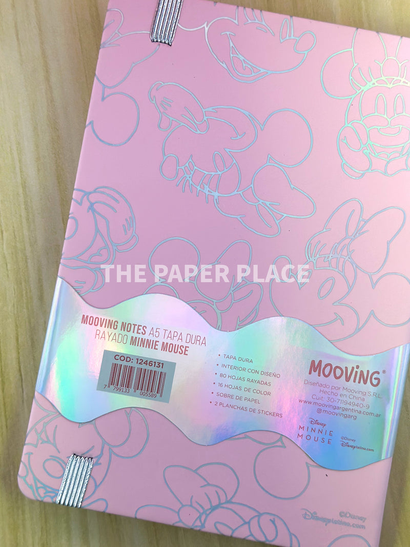 Minnie - Cuaderno Rayado - Mooving