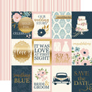 Just Married: 3x4 Journaling Cards - Double Sided Scrap Paper 12x12 - Echo Park