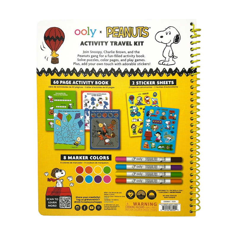 Snoopy - Libro para Colorear y Actividades  - Ooly