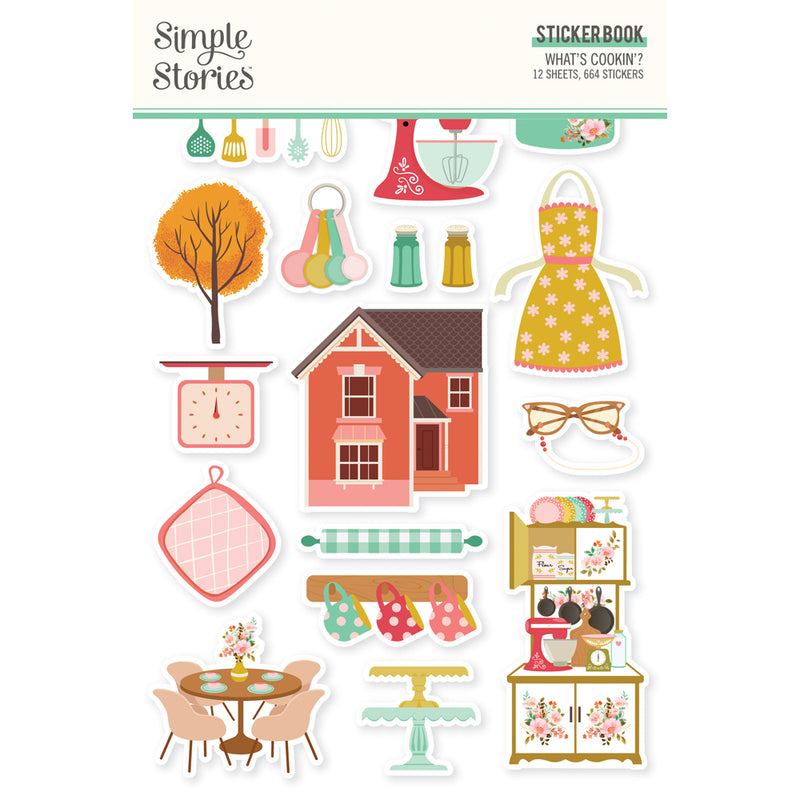 Simple Stories - What's Cooking - Sticker Book