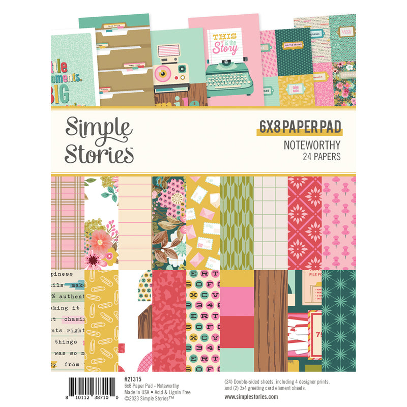 Simple Stories - Noteworthy Collection - Pad 6x8