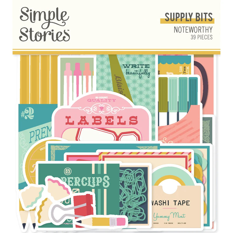 Simple Stories - Noteworthy Collection - Supply Bits