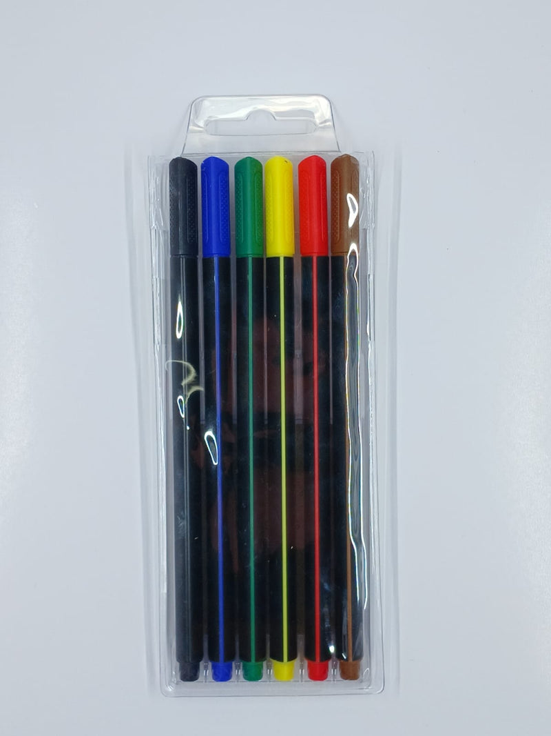 Set de Marcadores Fine Liner  - Colores Clásicos - Artesco