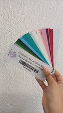 Muestrario de cartulinas Bazzil