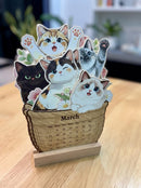 Calendario 2027 – Gatos Felices