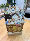 Calendario 2027 – Gatos Felices