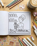 Libro de Colorear Genérico - Cozy Girl Moments