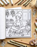 Libro de Colorear Genérico - Cozy Girl Moments
