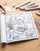 Libro de Colorear Genérico - Cozy Girl Moments