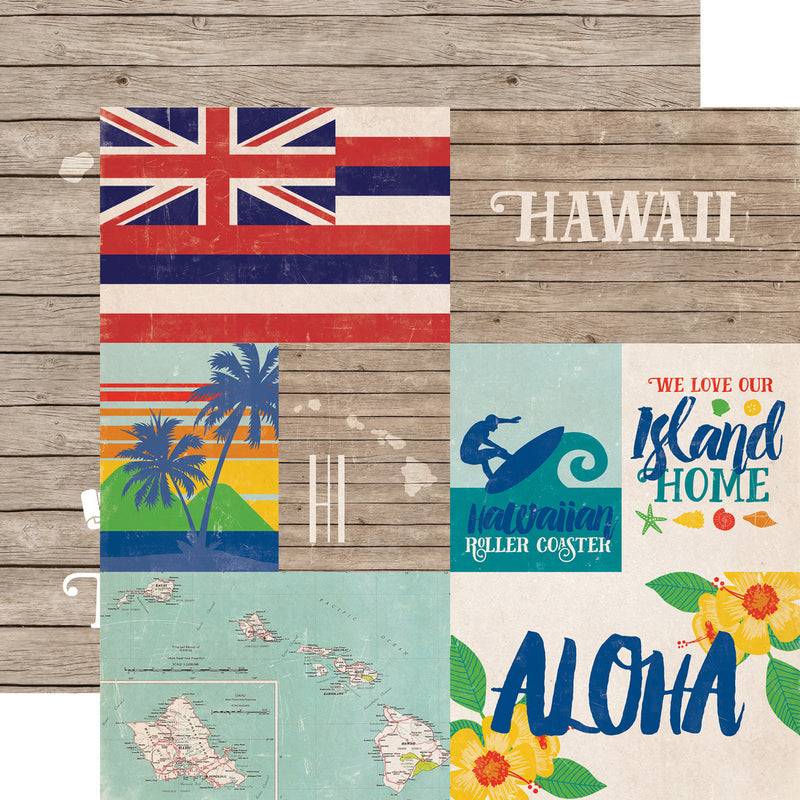 Stateside: Hawaii - Papel Scrap 12x12  - Echo Park