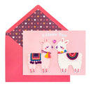 Sobre y Tarjeta - Valentines Llama - AC