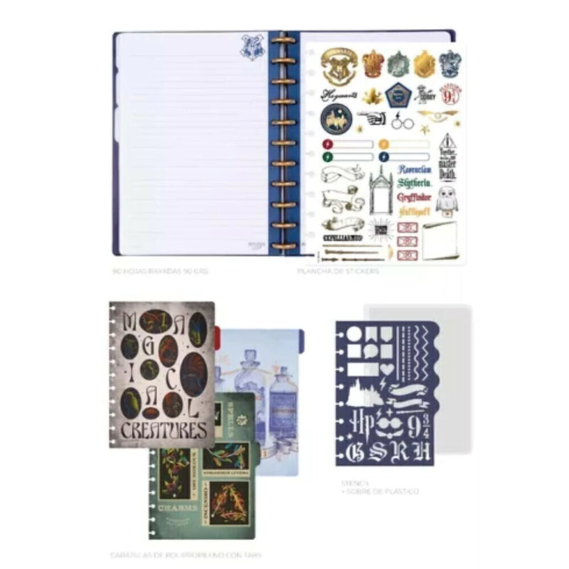 Cuaderno de Discos - Carta Harry Potter - Mooving