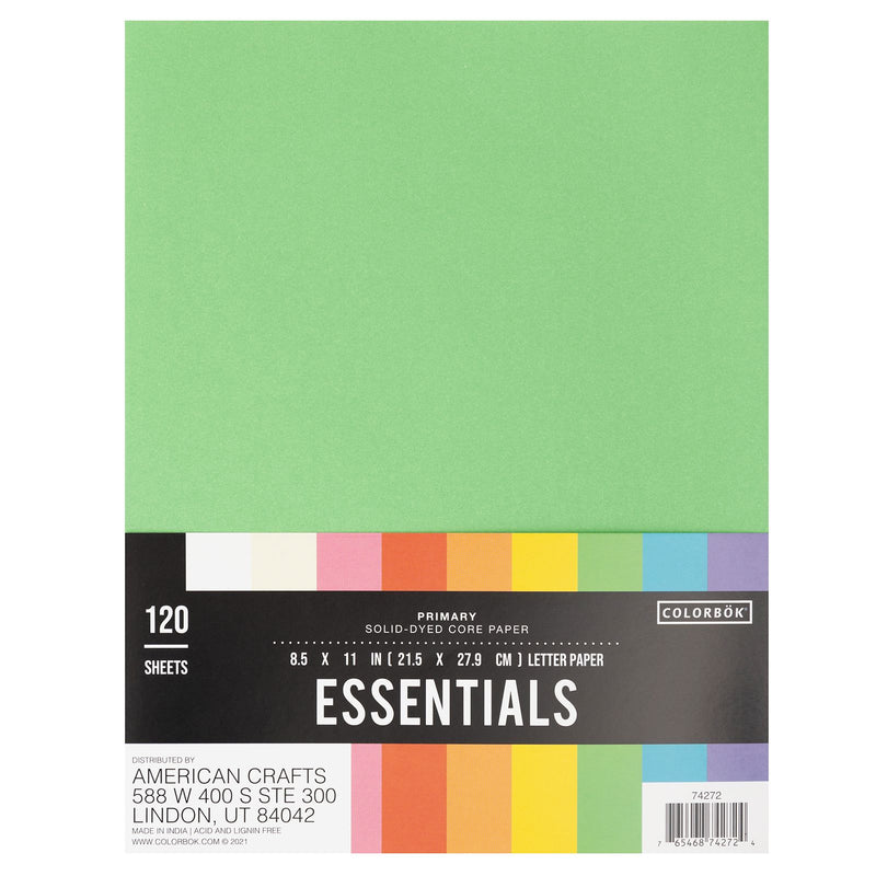 Esenciales - Papeles 8.5 x 11" - Colorbock