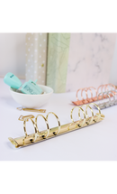 Mecanismo 6 anillas redondas- Dorado - Basiccrea