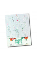 Papel hecho a mano sostenible - Palawan - floral - Basiccrea