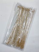 Palitos para Cake Topper - Gold Glitter - TPP