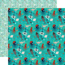 Imagine That Boy - Fish Friends - Papel Scrap 12x12  - Echo Park