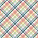 New Day - Perfect Day Plaid - Papel Scrap 12x12  - Echo Park