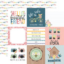 New Day - 4x4" Journaling Cards - Papel Scrap 12x12  - Echo Park