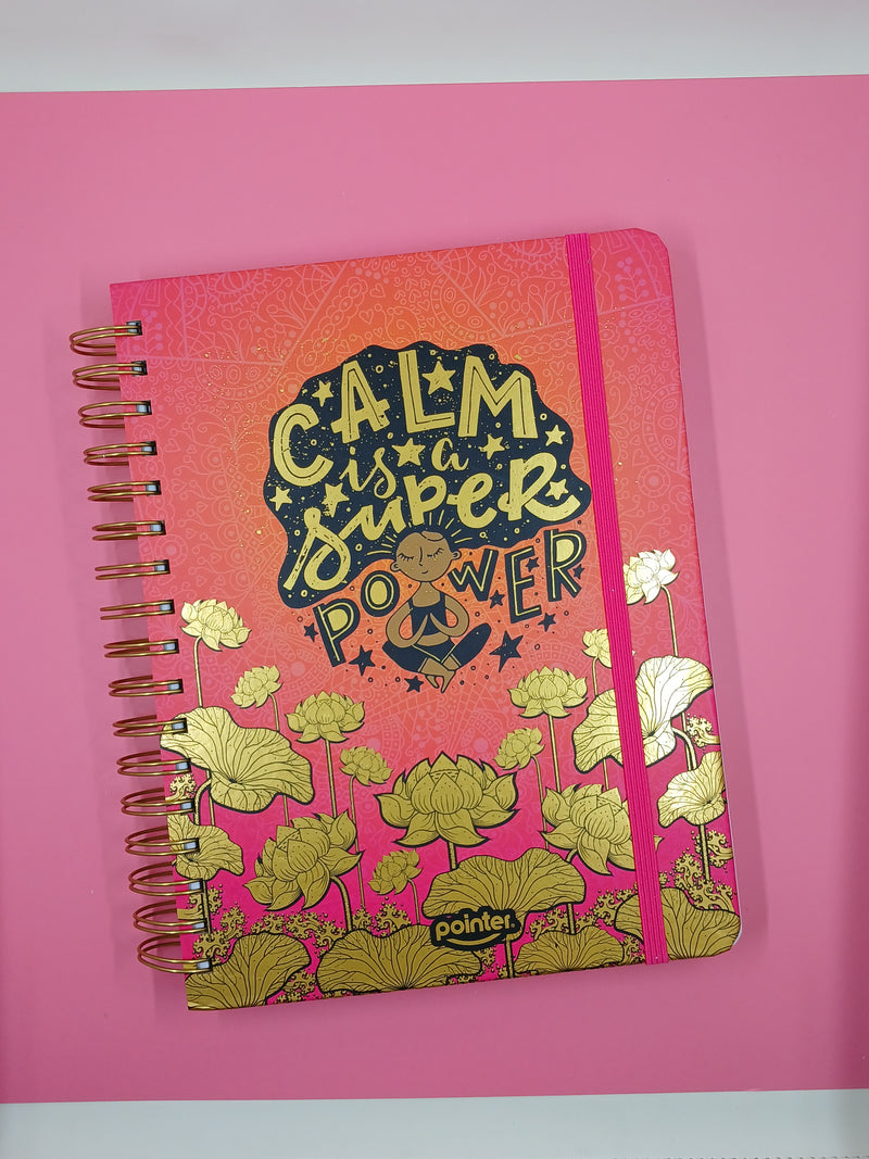 Libreta de Apuntes - Calm Is Super Power - Pointer