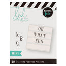 Mini Alfabeto (50 pzas) (light serif)- Lightbox - HS