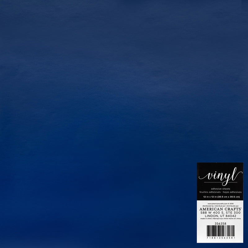 Hojas de Vinil Autoadhesivo 12x12" - Colores Variados - AC