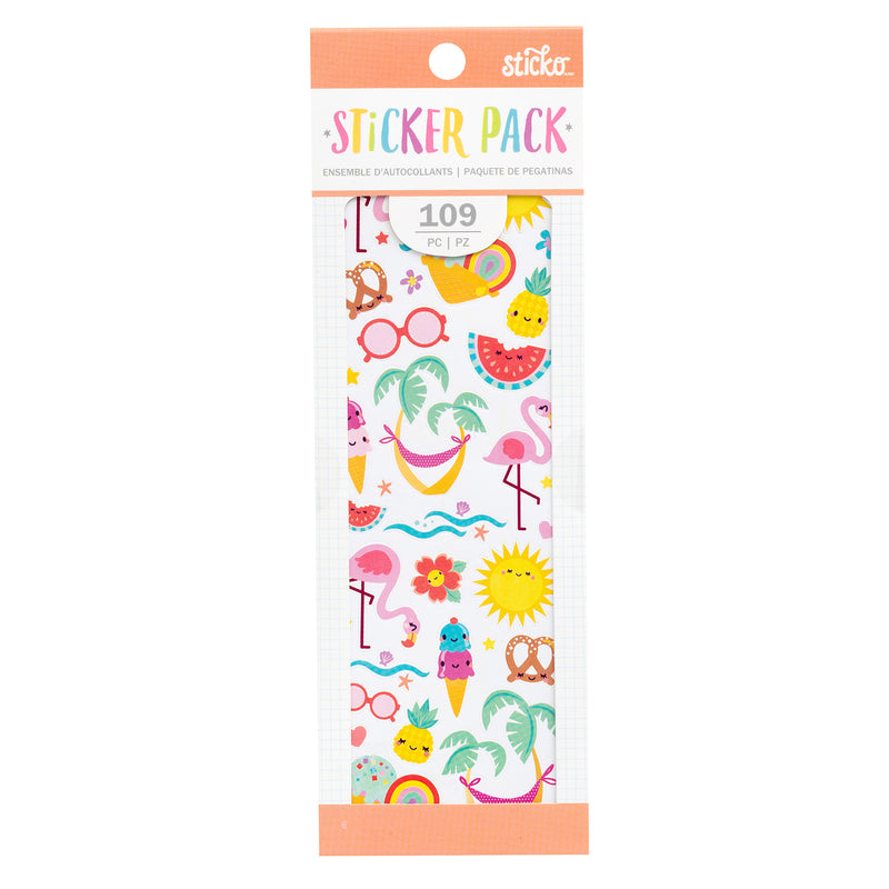 Summer Fun - 3 Hojas Stickers - Sticko