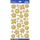 Gold Glitter Flowers - Sticko