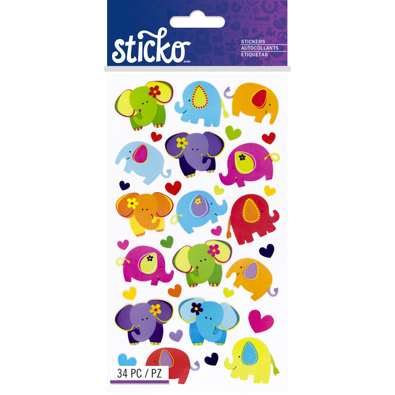 Elephant Party - Sticker - Sticko