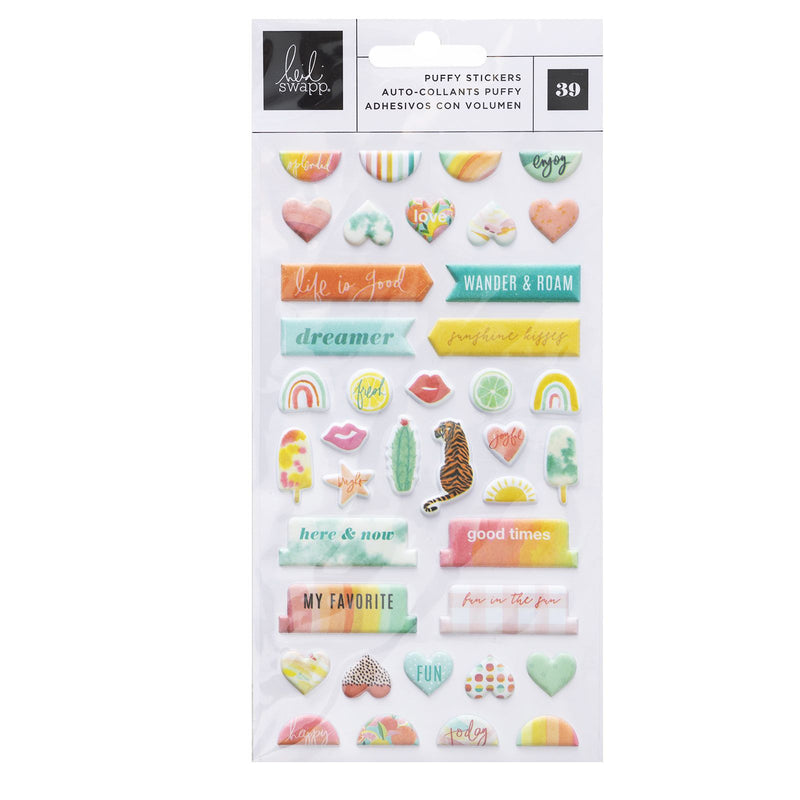 Sun Chaser - Mini Puffy Stickers - HS