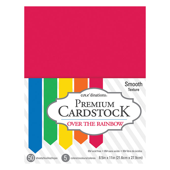 Premium Cardstock - Over the Rainbow (Carta) - American Crafts