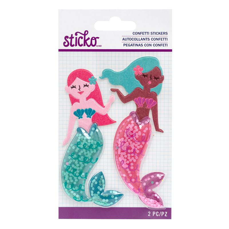 Puffy Sticker - Sirenas - EK Tools