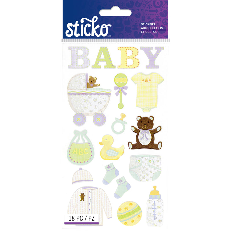 Objetos de Bebé - Sticker - Sticko