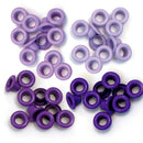 Aluminum eyelets - purple aluminum eyelets - WRMK