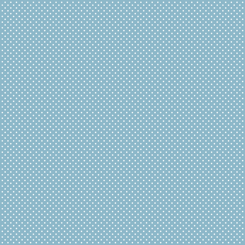 Blue Dots - Hoja 12x12 Azul - Echo Park