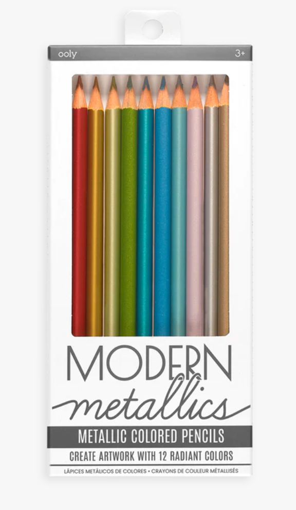 Lapices de Colores Metalicos - Modern Metallics - Ooly
