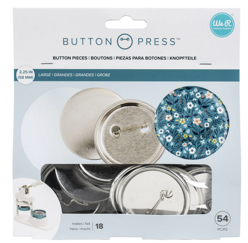 Button Press Refill - Paquete de 18 botones LARGE - WRMK