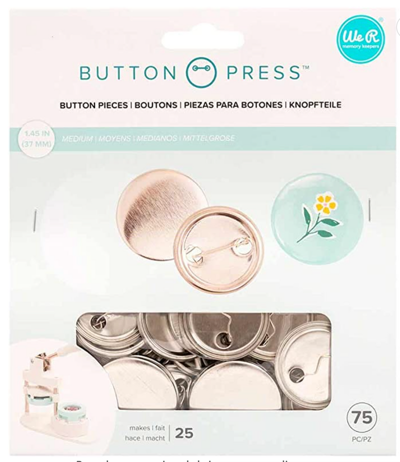 Button Press Refill - Paquete de 25 botones MEDIANO - WRMK