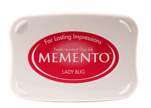 Almohadilla de Tinta  - Red Lady Bug - Memento