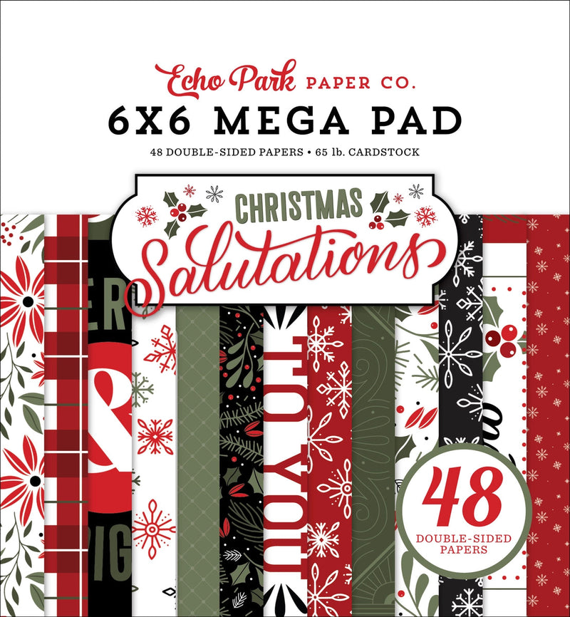 Christmas Salutations - Mega Pad 6x6 - Echo Park
