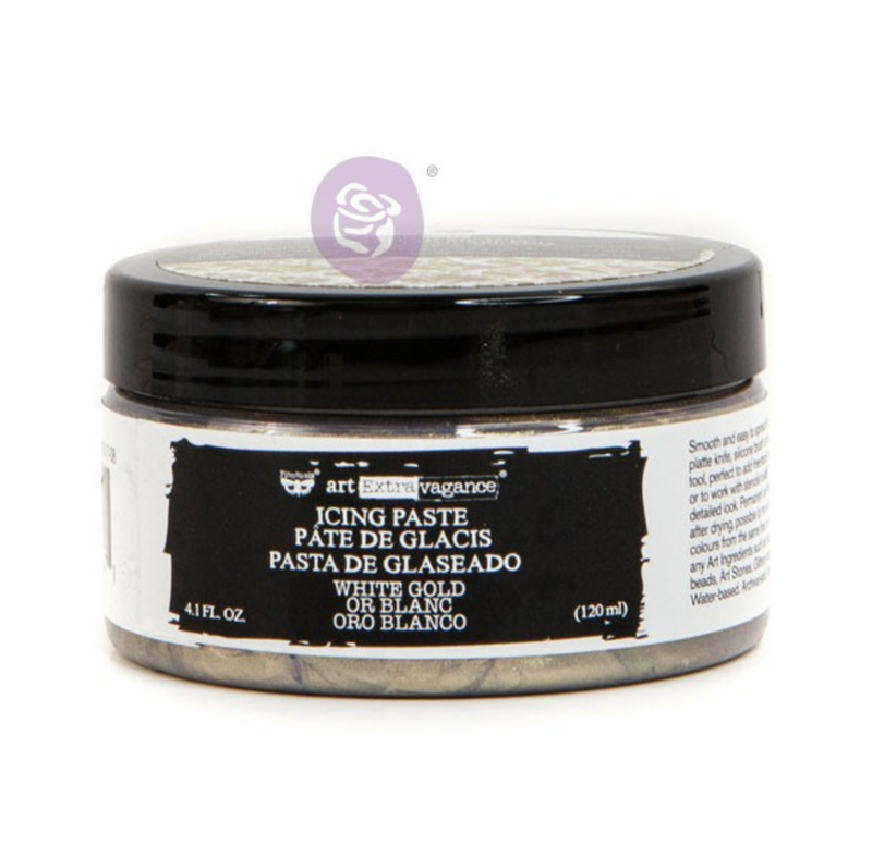 Art Extravagance - Pasta de Glaseado White Gold - Prima