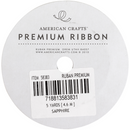 Fabric Ribbon - Sapphire with White Dots 3/8" - AC