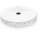 Cinta - Large Glitter - Silver 3/8" - AC