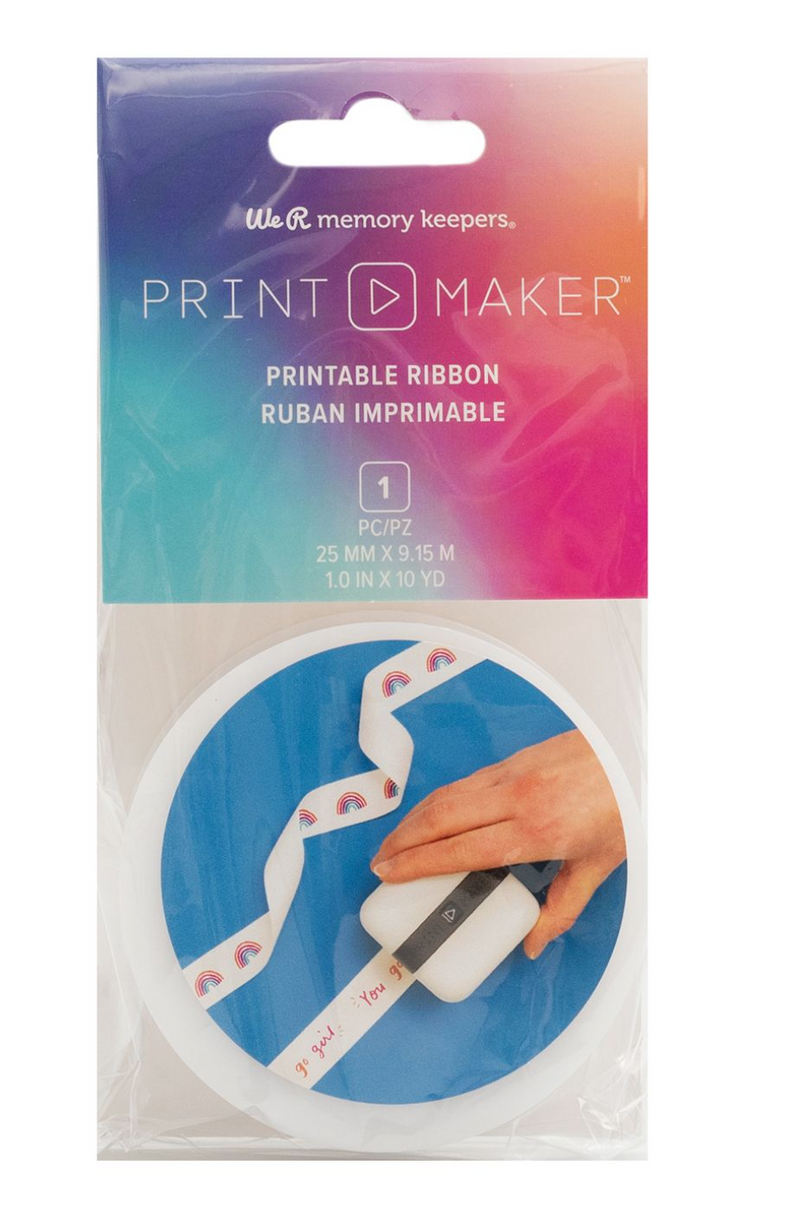 PrintMaker - Cinta de Algodon Imprimible (10mmx9.15m) - WRMK