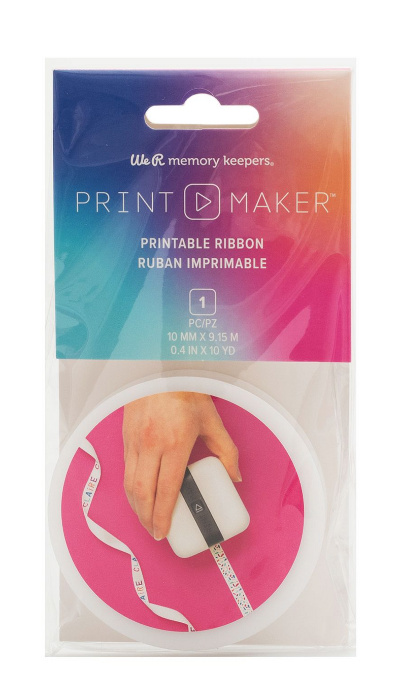 PrintMaker - Cinta de Terciopelo Imprimible (10mmx9.15m) - WRMK