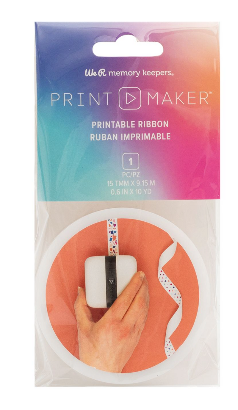 PrintMaker - Cinta de Satin Imprimible (15tmmx9.15m) - WRMK