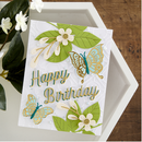 Plato Para Foil Caliente - Glimmer Edge Butterflies - Spellbinders